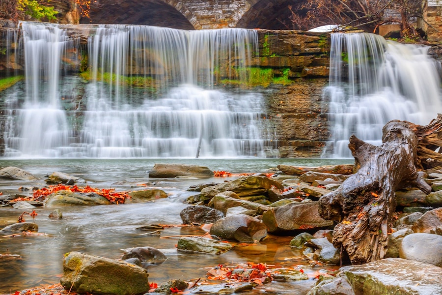 Long exposure waterfall