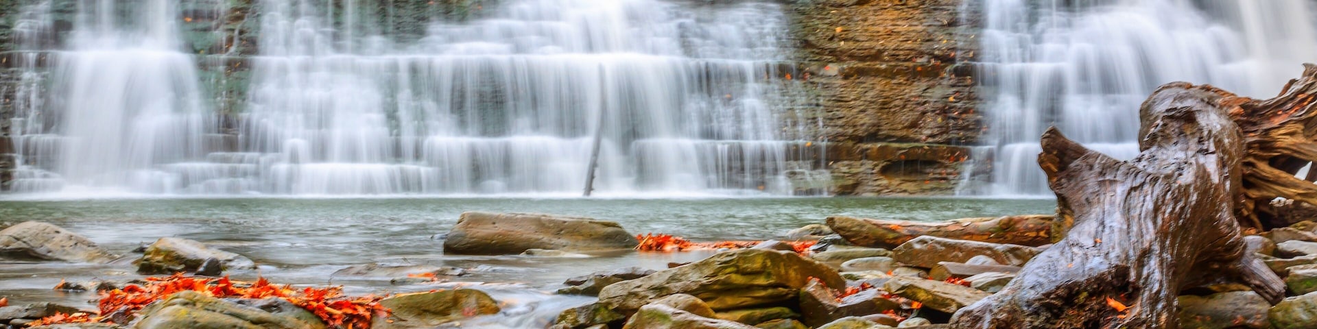 Long exposure waterfall