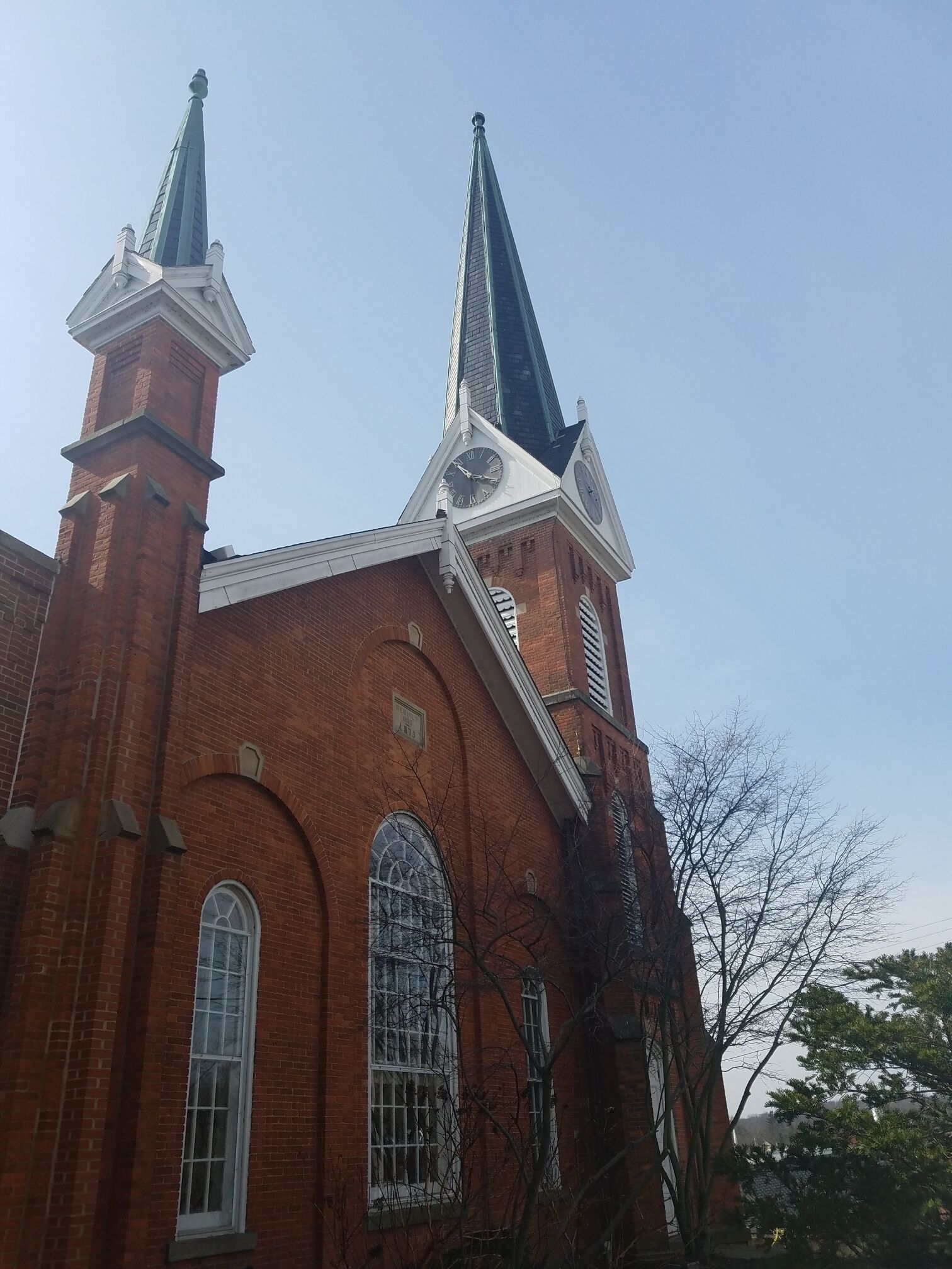 Just a photo of the Church clock tower I thought looked interesting.