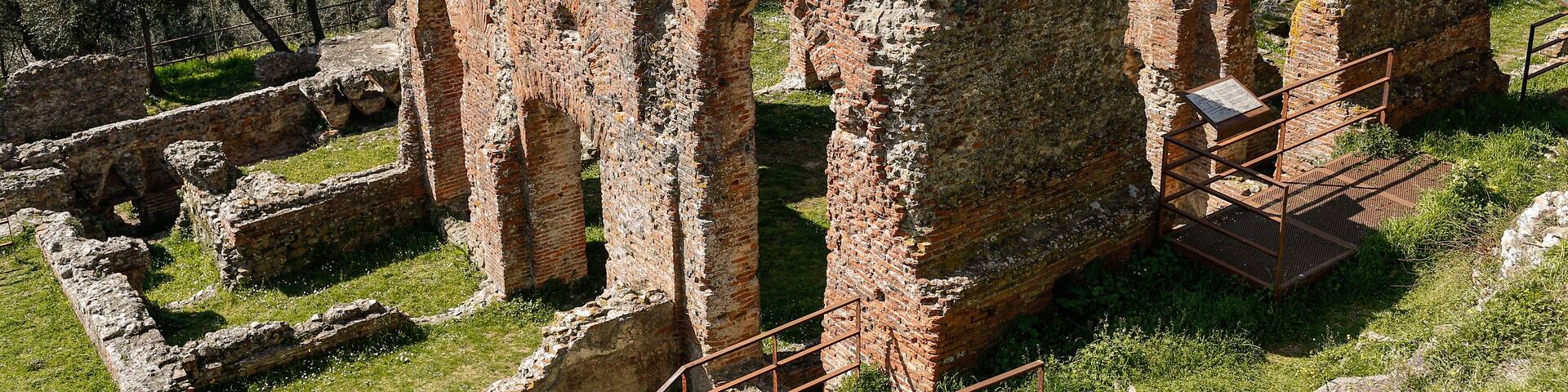 Italien, Toscana, Mittelmeer, Massaciuccoli, Römer, Museum, antik, Kultur, Historie, Gebäude, Kulturdenkmal, Archeologie, Villa, Romana, See, Landschaft, Bauwerk