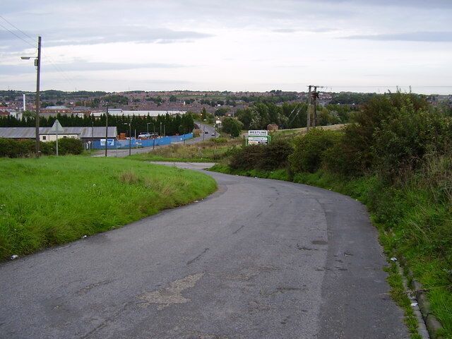 Layby at entrance to Westline Industrial Estate.