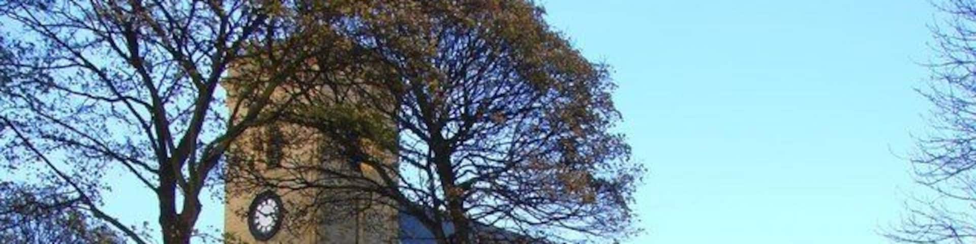 St John The Evangelist parish church, Birtley, Tyne and Wear, seen from the southeast