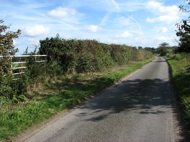 Heading east on Hindringham Road