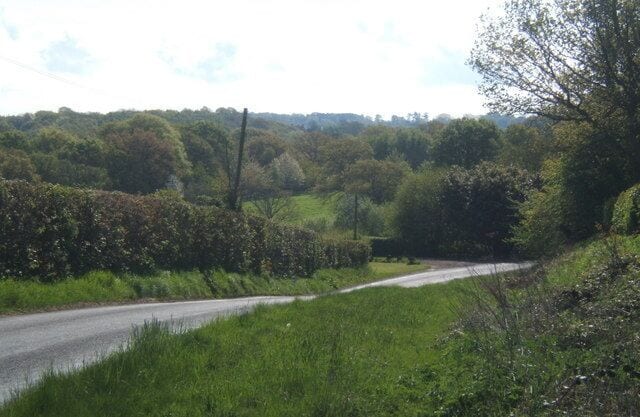 Newick Lane A country lane in Sussex south from Mayfield towards Heathfield.