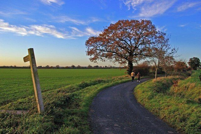 Footpath to Chappel Farm This is the point where the Footpath to Chappel Farm leaves 288186 in Goldhanger.