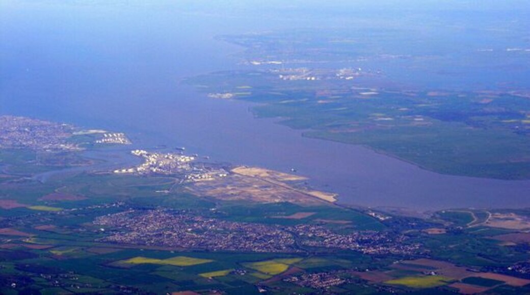 The Thames Estuary from the air