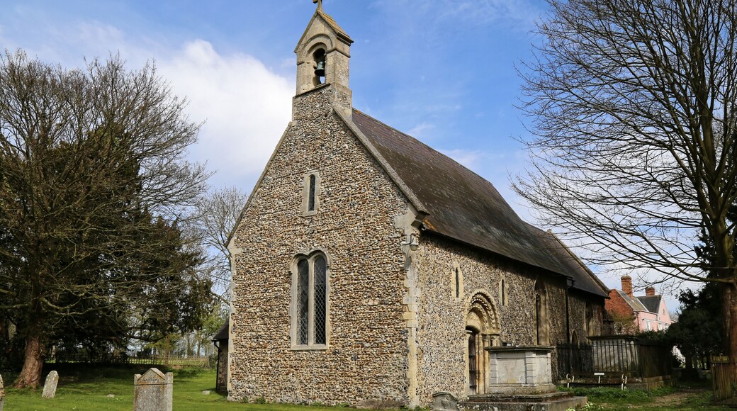 The south-west of St Margaret of Antioch's Church, Margaret Roding, Essex, England. Software: JPEG file optimized and/or cropped and/or spun with DxO OpticsPro 10 Elite and Adobe Photoshop CS2.