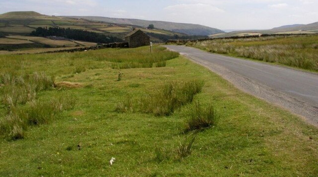 Moorland Road. On the road from Swaledale up to Tan Hill.