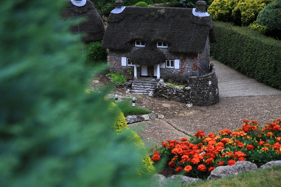 In the modell village