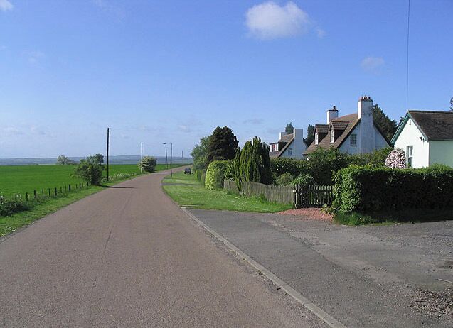 Park Road, Swarland At the southern edge of the village of Swarland.