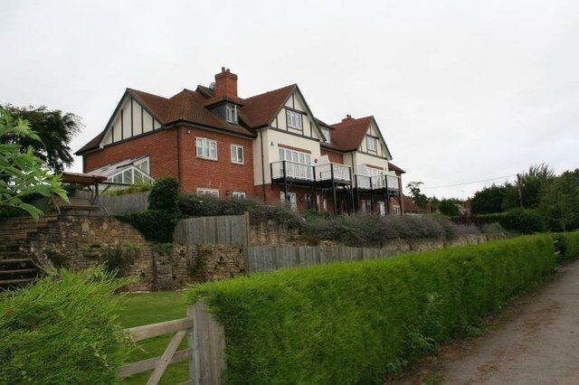 Housing by the Thames Not sure there might be more that one house here but the pillbox is to my left.