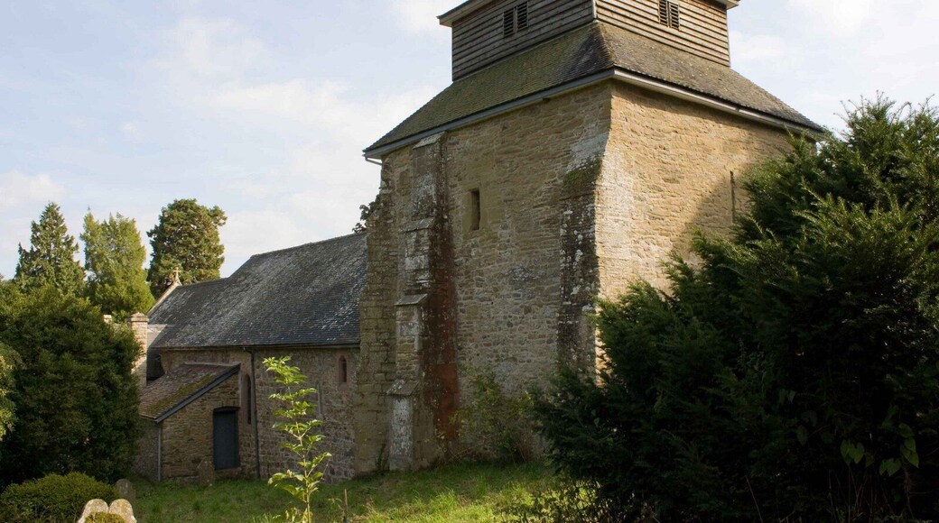 Hopesay Church, near to Hopesay, Shropshire, Great Britain. Church of St Mary