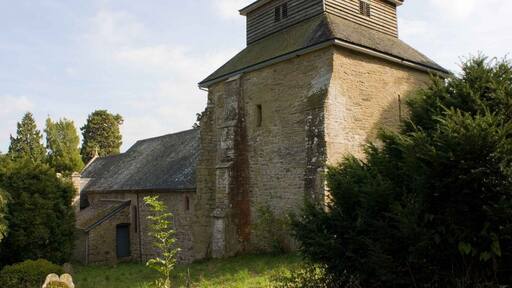 Hopesay Church, near to Hopesay, Shropshire, Great Britain. Church of St Mary