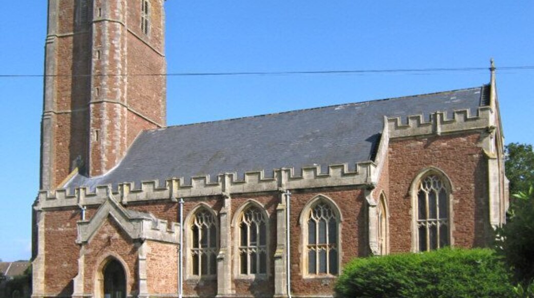 Parish church of the Blesséd Virgin Mary, Cannington, Somerset, seen from the south