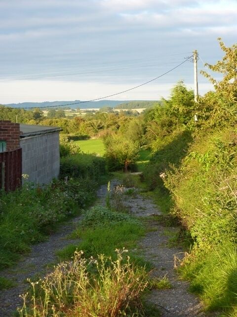 Start of the footpath to Oakley Farms. This footpath runs from by 1410366 towards Oakley Farms and on to Limington ST5422.