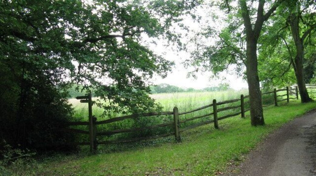 Footpath waymarker close to Grainingfold Farm