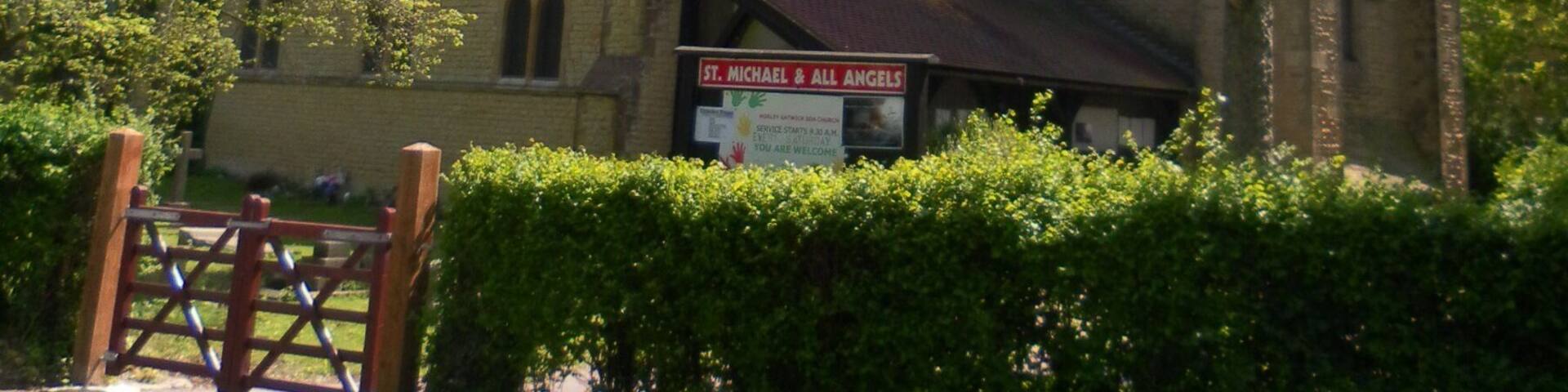 St Michael and All Angels Church, Lowfield Heath, Crawley, West Sussex, England. The former Anglican church in the former village of Lowfield Heath. Now a Seventh-Day Adventist Church. Listed at Grade II* by English Heritage (ref #363337)