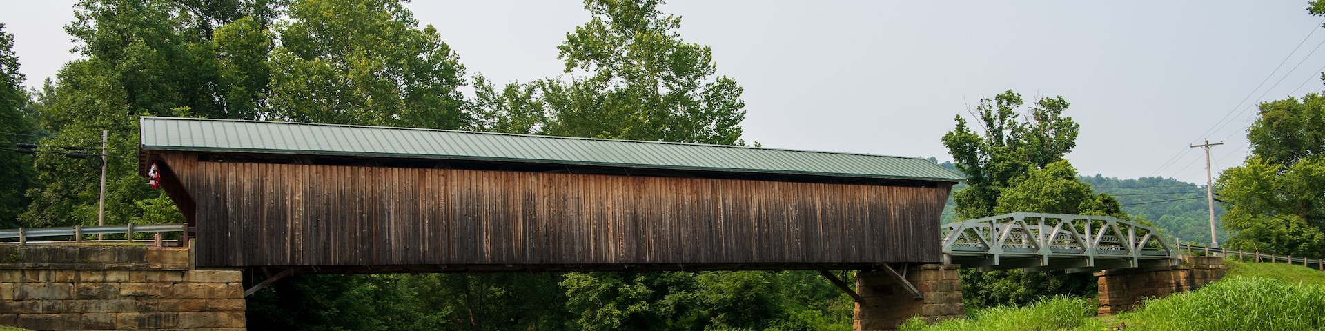 Otway Covered Bridge in Scioto County, Ohio