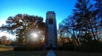 The Mary M. Emery Memorial Carillon in Dogwood Park, located in the Cincinnati suburb of Mariemont.