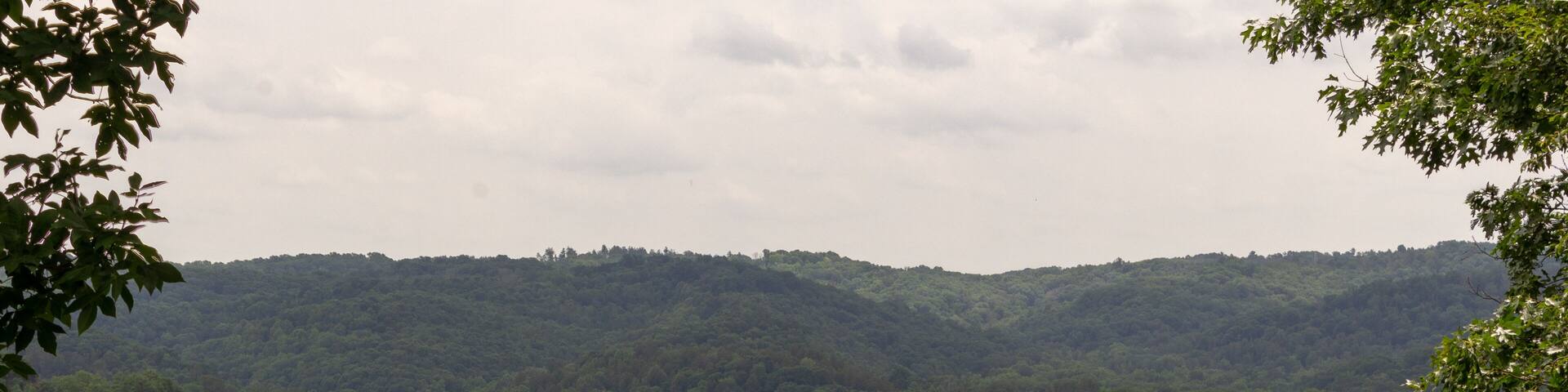 Lake Hope State Park from lodge