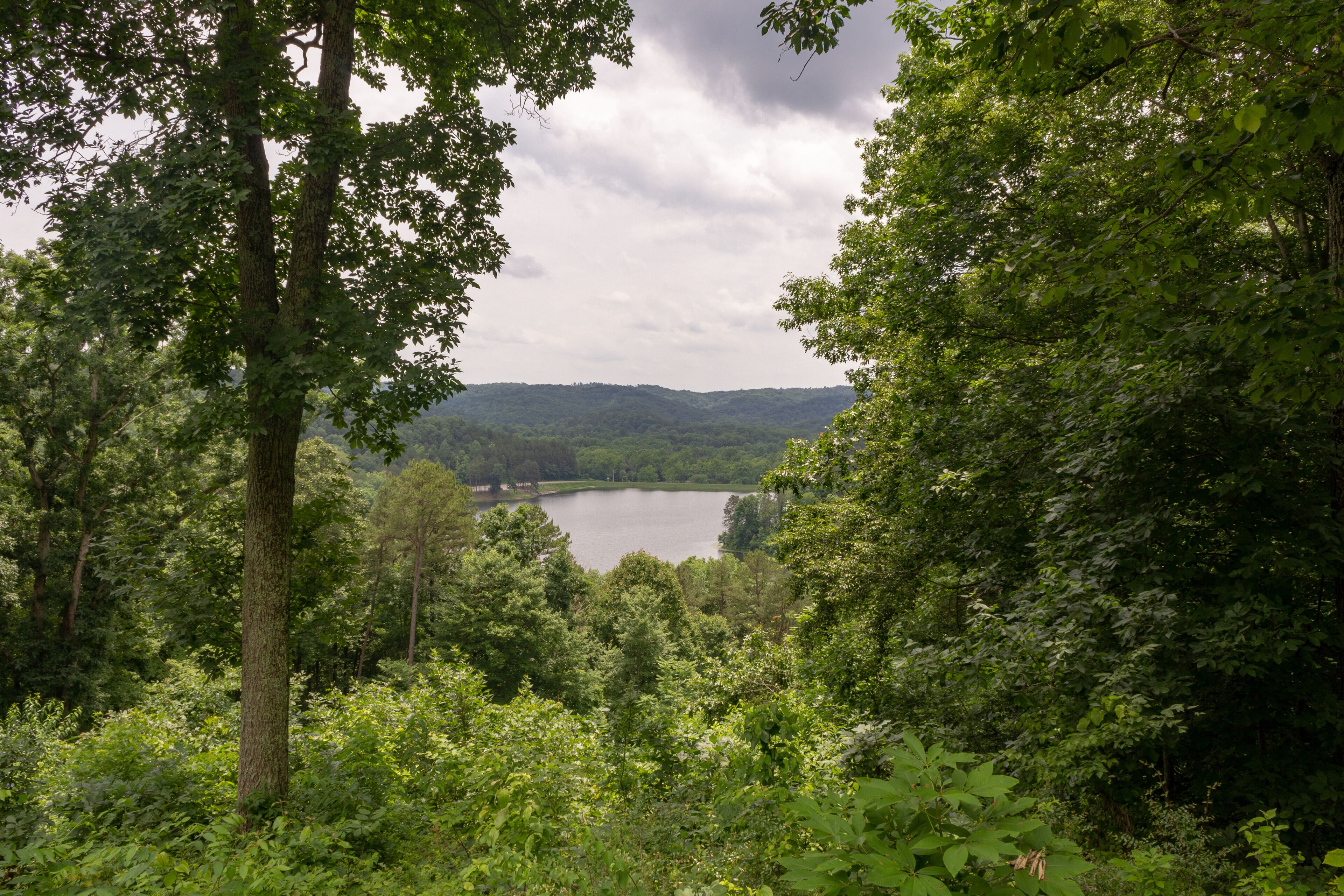 Lake Hope State Park from lodge
