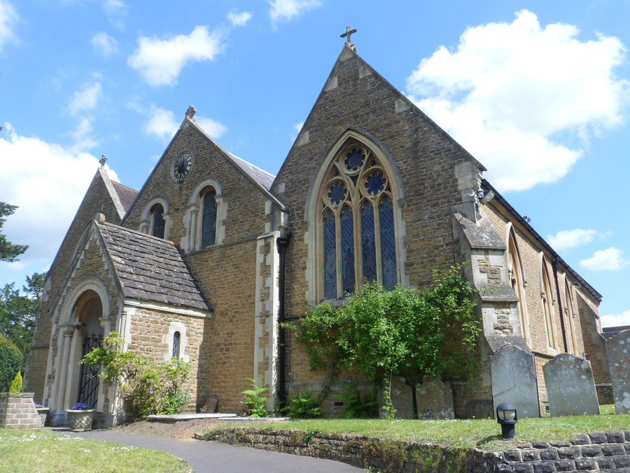 Holy Trinity Church, High Street, Bramley, Borough of Waverley, Surrey, England.