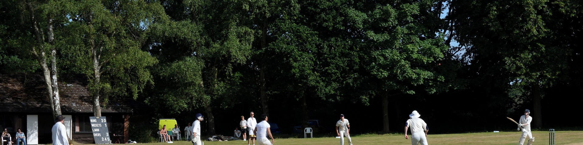 A village cricket match between Grafham and Smithbrook, and Alton