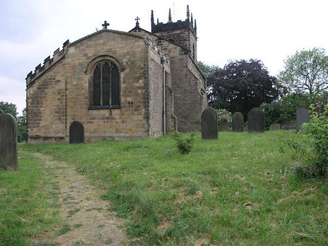 St John the Baptist parish church, Hooton Roberts, South Yorkshire, seen from the east
