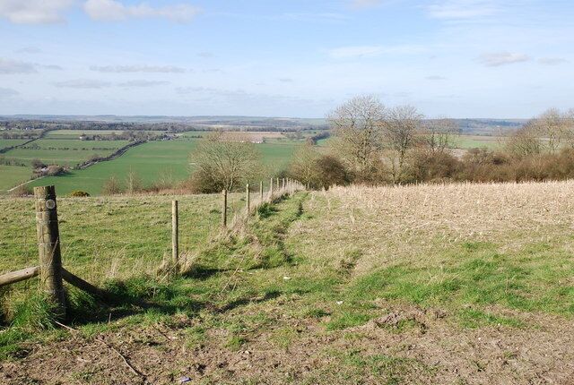 Footpath across Sutton Down