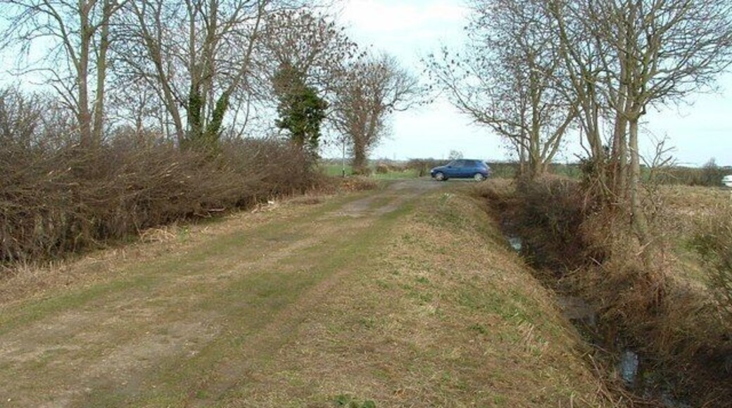Osbournby, Green Lane Green Lane to the south of Osbournby with the A15 at its east end