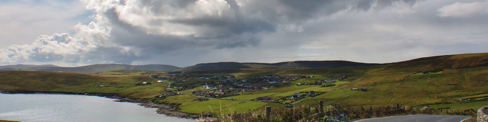 Gathering clouds from the south-west.