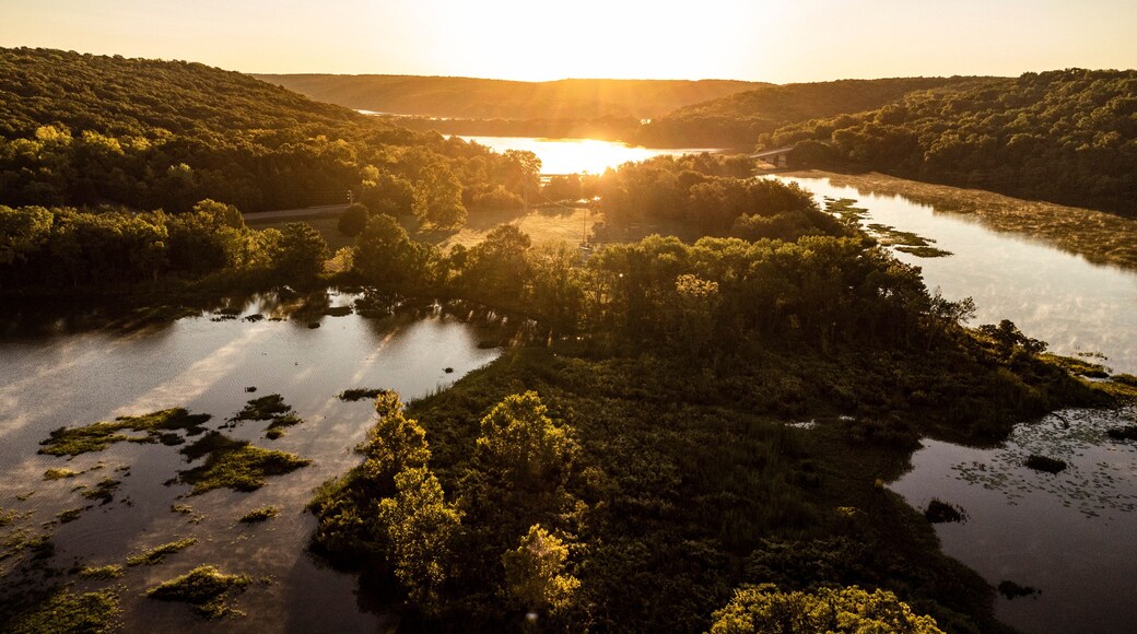 Little GreenLeaf Lake in Oklahoma at Sunrise