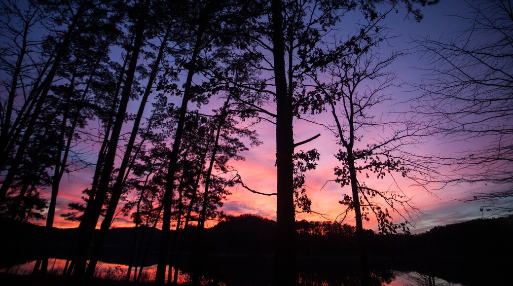 Sunset in the Oklahoma Mountains
