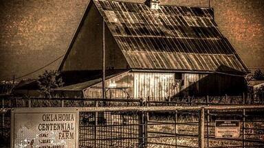 I found this cool old barn while taking the back roads home after a delivery to Omega. Good luck!