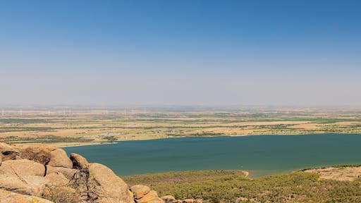 High angle view of the Medicine Park area