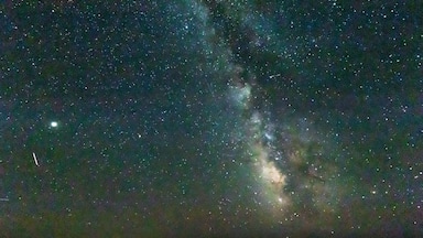 Meteor shower Stillwater Oklahoma Black Mesa state park