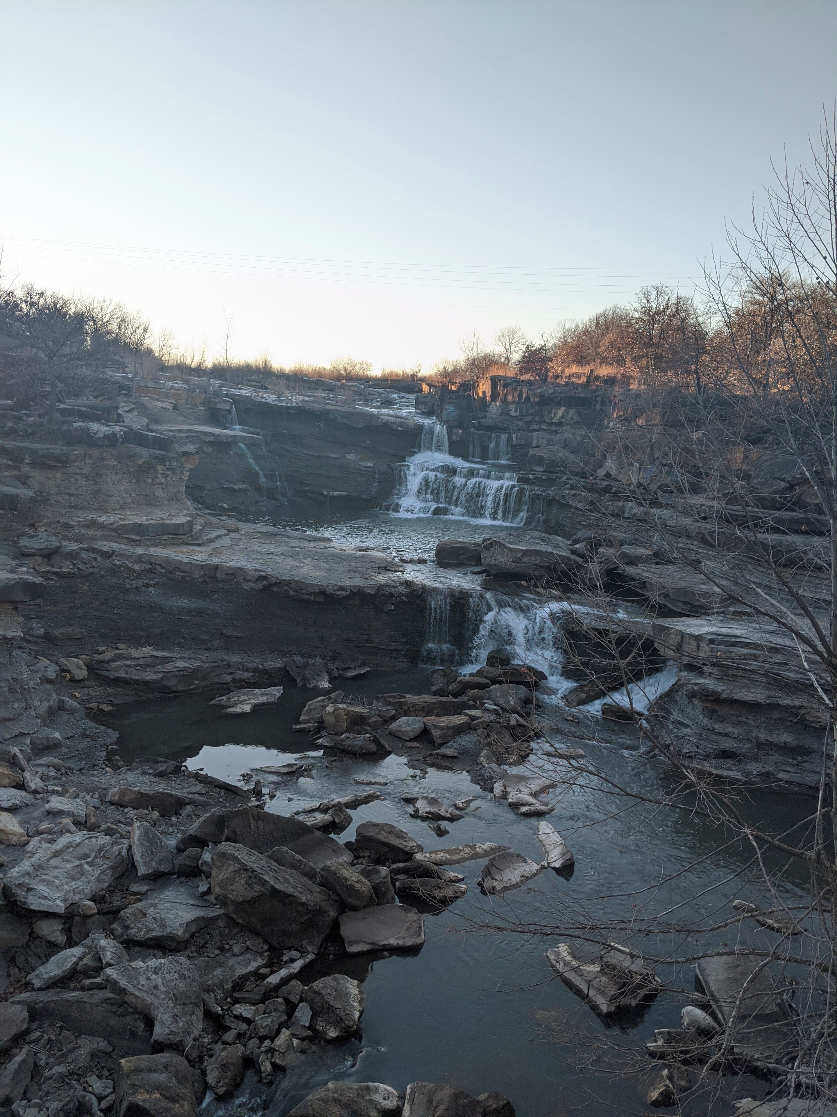 The lake is full; so are the falls! Just beautiful.