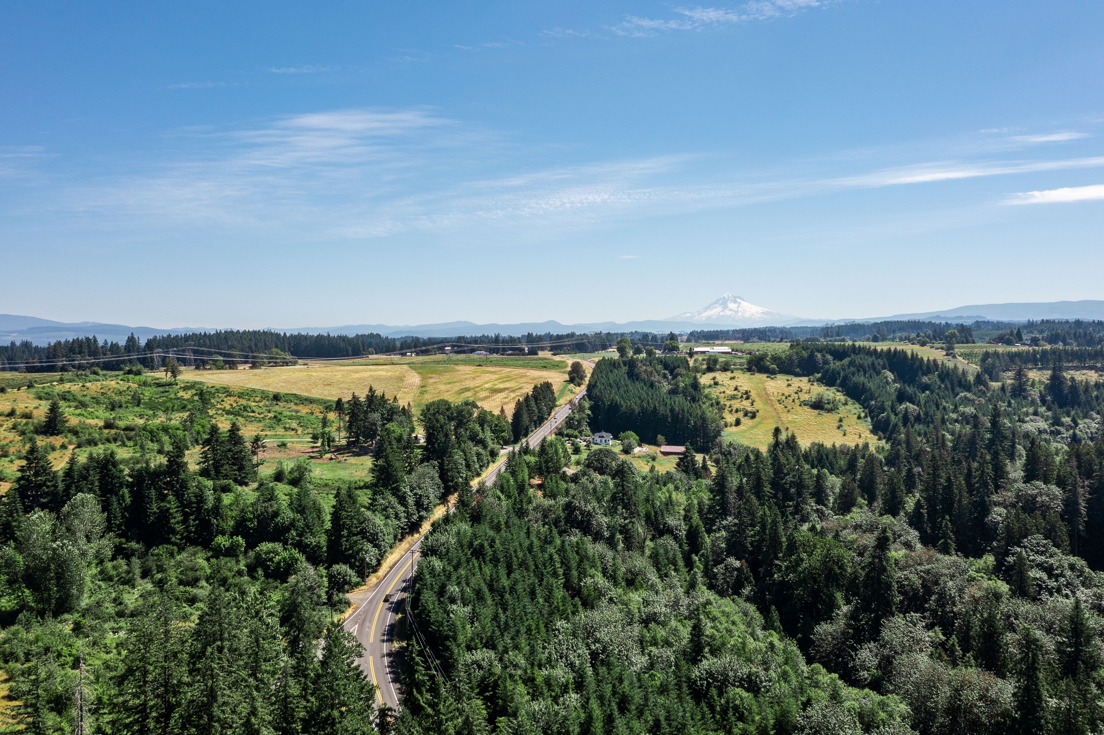 Pastural landscape of Boring Oregon