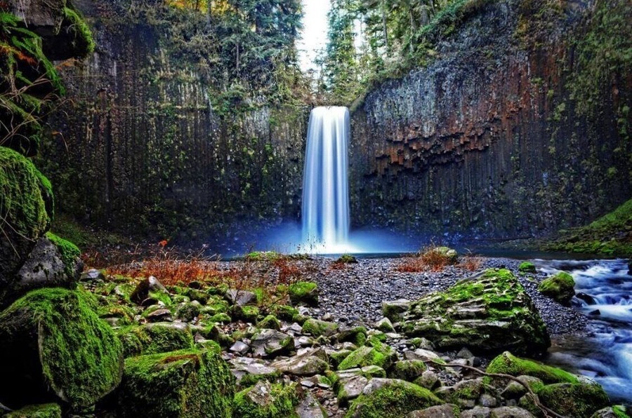 Abiqua falls near Scotts Mills, Oregon.