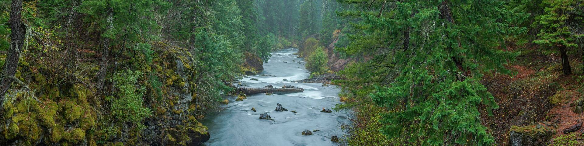 Rogue River Gorge near Union Creek and Crater Lake, Oregon, USA