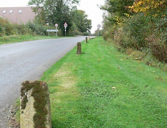 Approaching Church Langton Looking south along Stonton Road