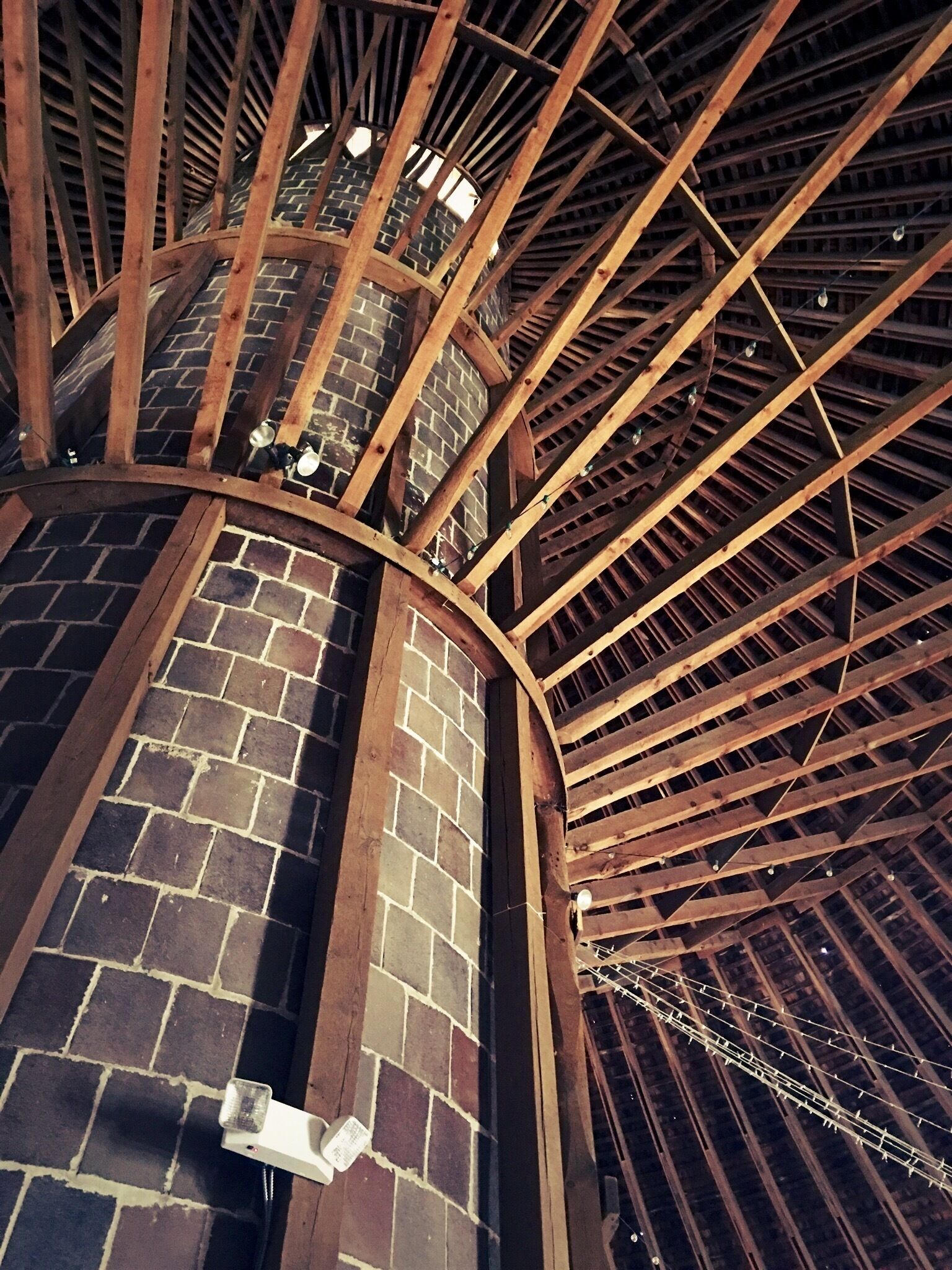 The size of this barn was massive. 