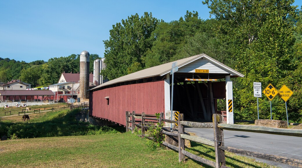 Jackson's Sawmill Covered Bridge in Lancaster County, Pennsylvania