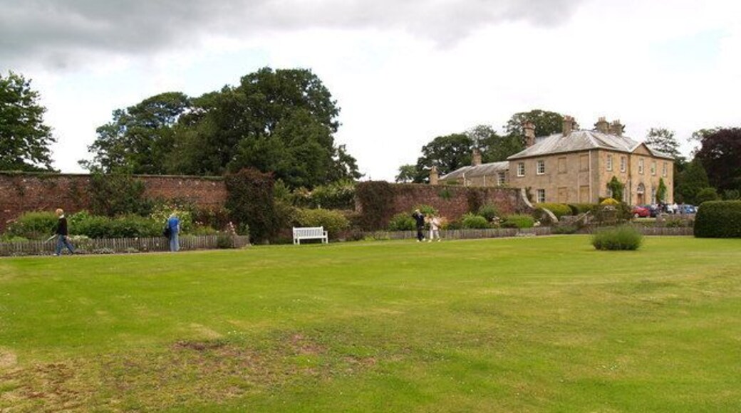 Newbrough Hall and Garden During a Red Cross Gardens Open Day.