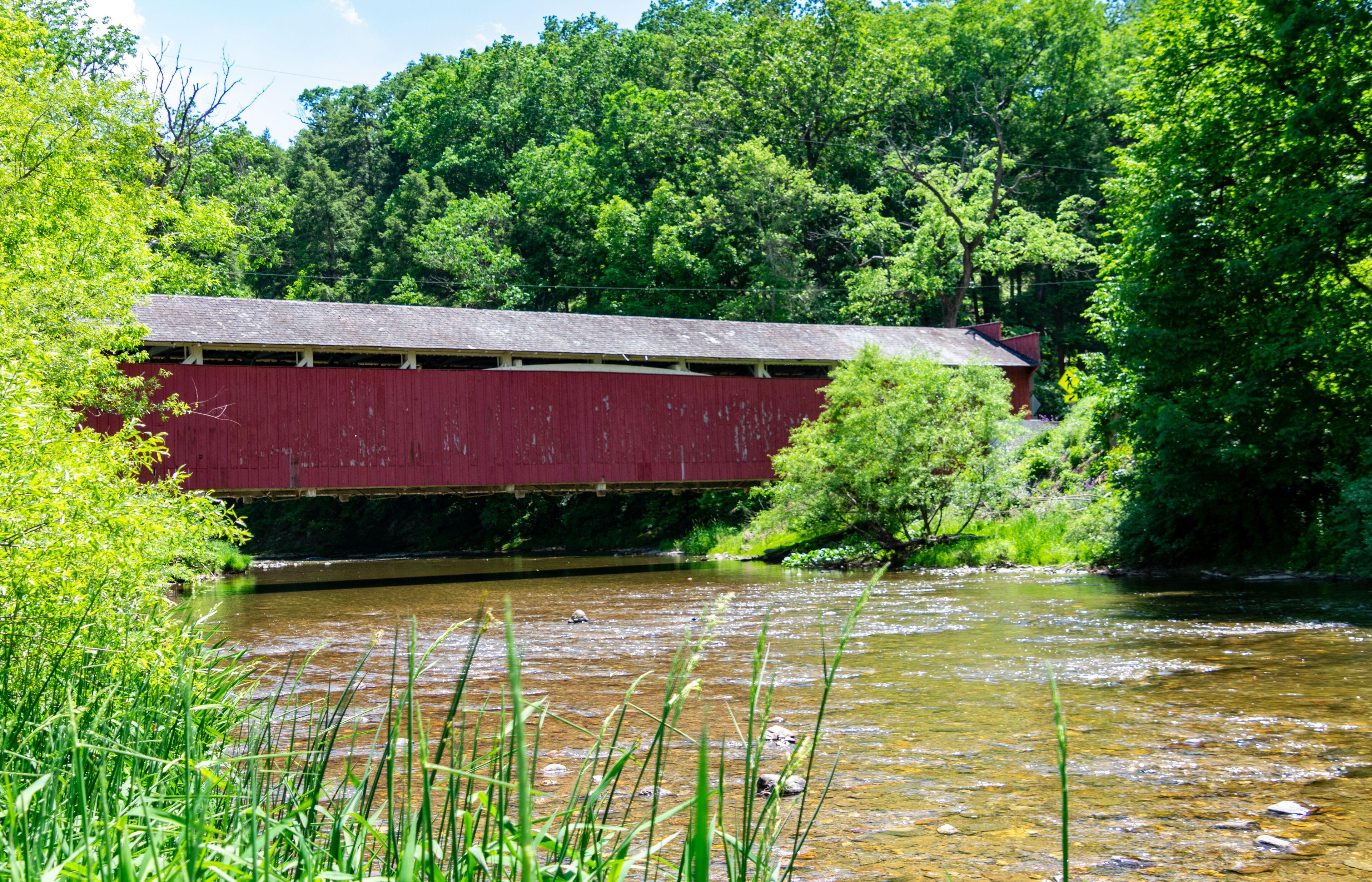Geiger's Covered Bridge in Lehigh Valley Pennsylvania