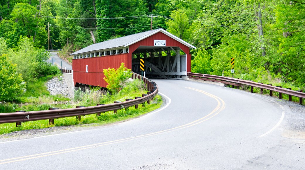 Schlicher's Covered Bridge in Lehigh Valley Pennsylvania