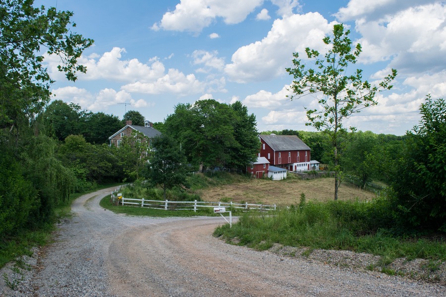 Country Roads through Glen Rock, Pennsylvania
