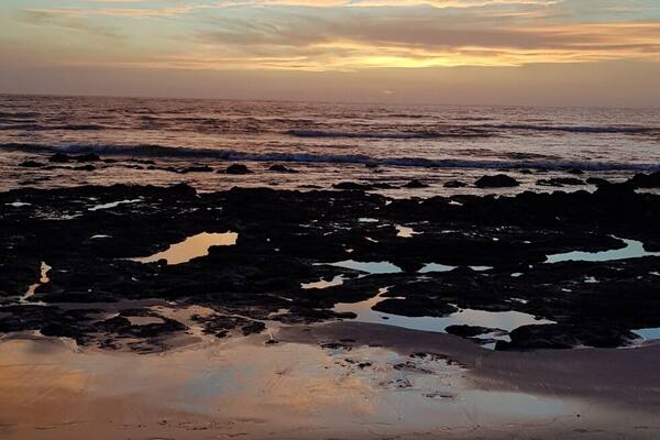 Magnificent secluded beach for horseback riding and watching the sunset