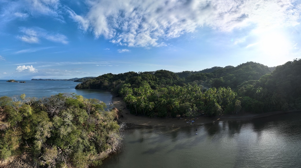 Tropical White Sand Islands in Golfo de Nicoya near Puntarenas, Costa Rica