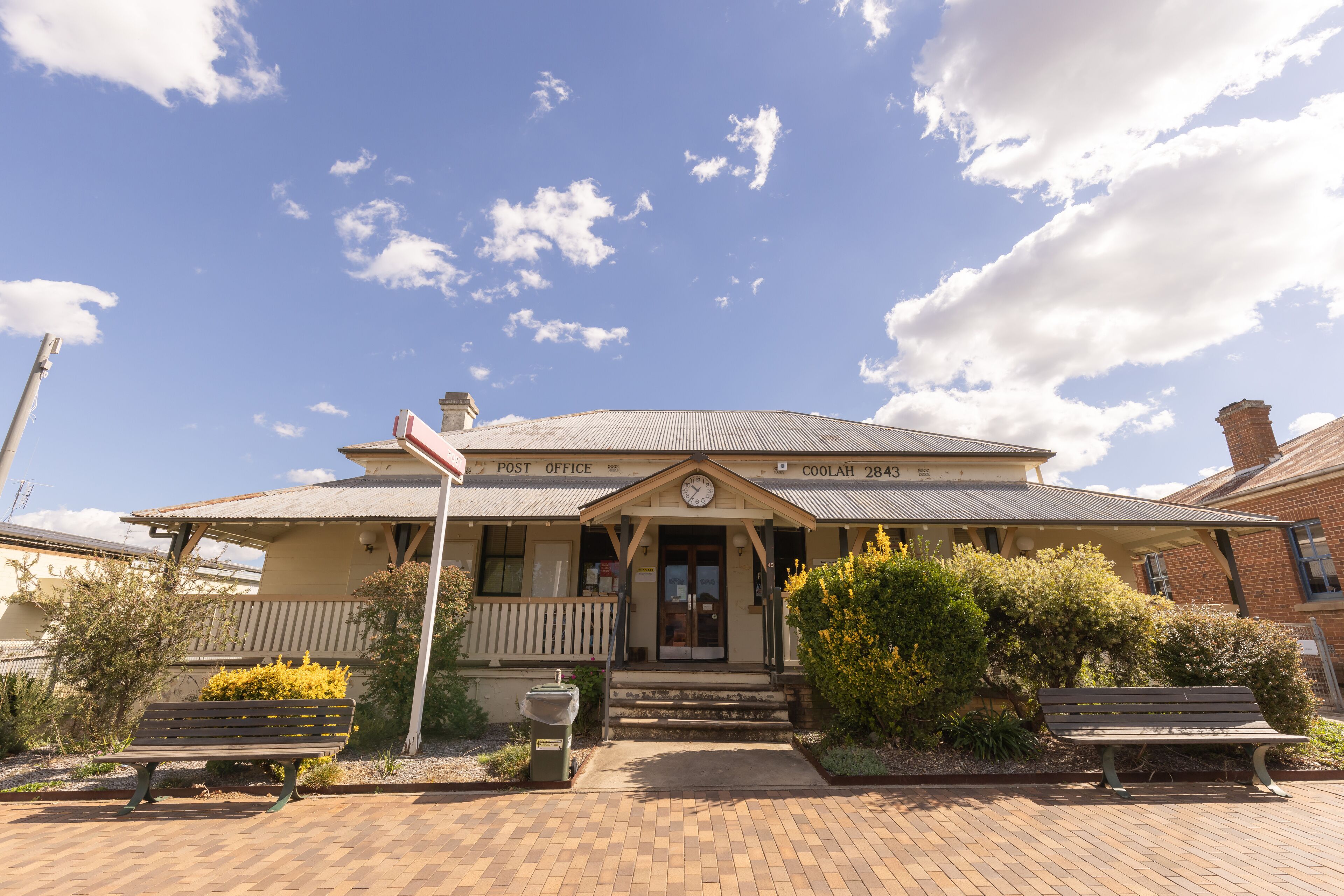 Historic post office in small regional New South Wales town of Coolah